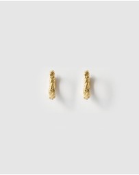 Arms Of Eve - Kira Gold Hoop Earrings - Mini