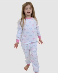 Sant And Abel - Kids Tennis Bows Long PJ Set