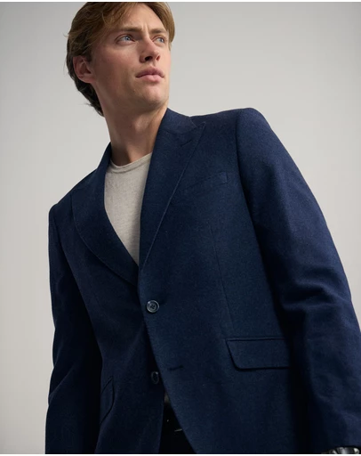 Oxford - Blake Wool Blend Peak Lapel Blazer