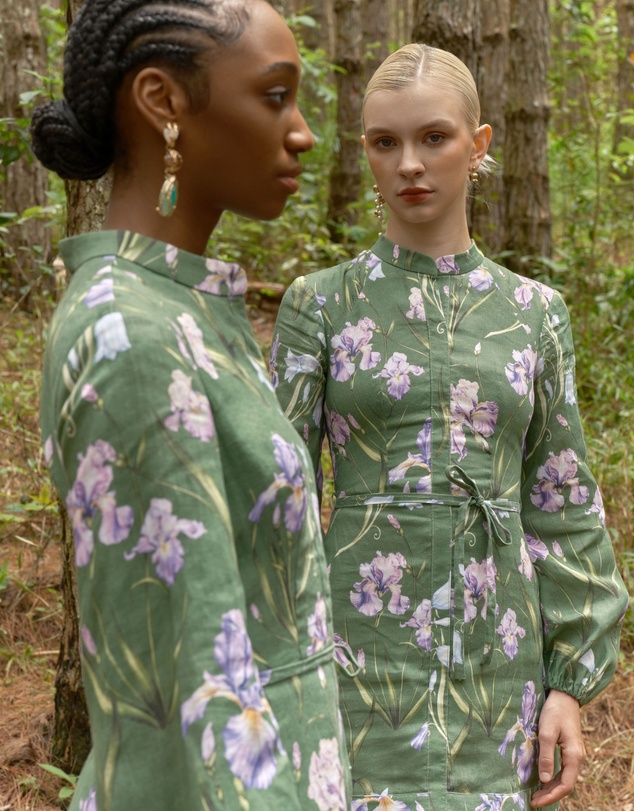 JUSTIN TONG - Eira Linen Mini Dress