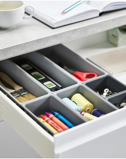Joseph Joseph - Blox™ 7-piece Drawer Organiser Set (Grey)