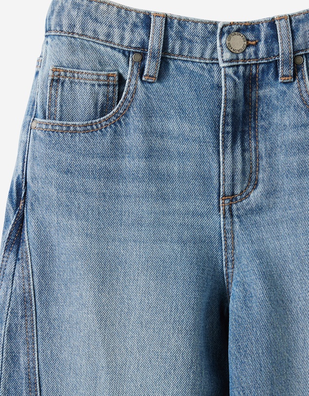 Cotton On Kids - Unisex Super Barrel Leg Denim Jean