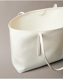 Calvin Klein - Allover Monogram Logo Tote Bag with Pouch