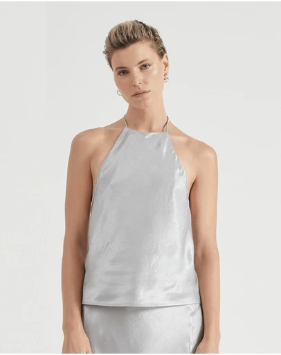 Third Form - Crush Bias Halter Top