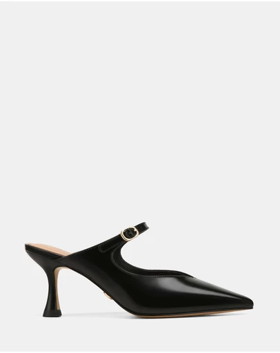 Wittner - Lucille Mid Heels Black Leather