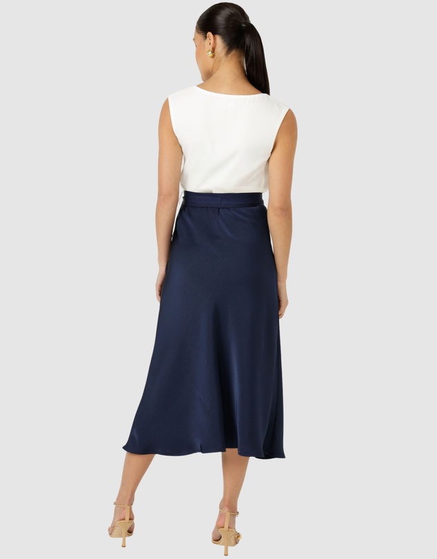 SACHA DRAKE - Luxe Bias Midi Skirt