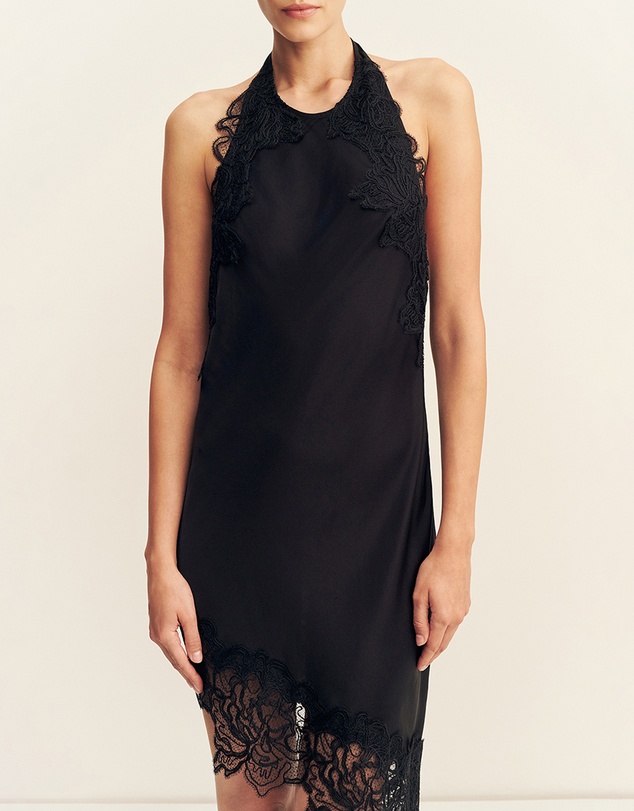 Shona Joy - Eniko Lace Asymmetrical Mini Dress