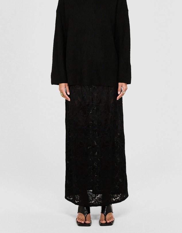 Staple the Label - Astrid Sheer Lace Maxi Skirt