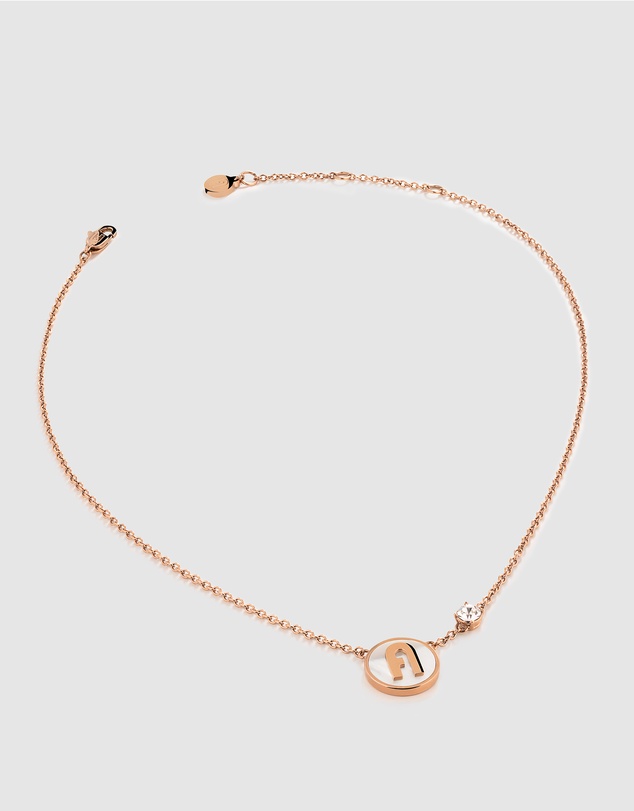 Furla - Furla Stones Rose Gold Tone Necklace