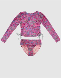 Olga Valentine - Long Sleeve 2-Piece Swim Set