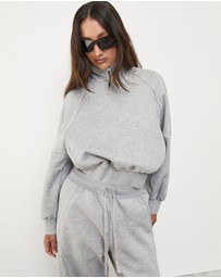 Pinky & Kamal - 1/4 Zip Fleece Sweater