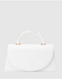 Olga Berg - Phoebe Bamboo Handle Bag