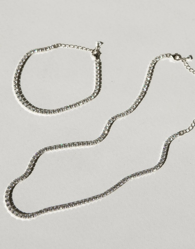 SAINT VALENTINE - The Aspen Tennis Set - Silver