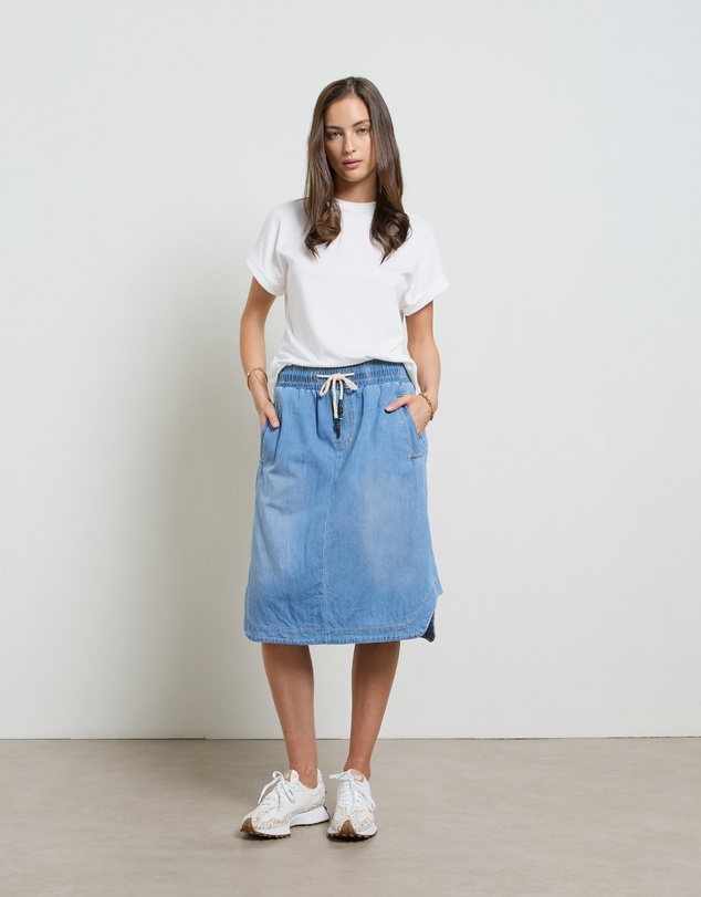 DRICOPER DENIM - Cecil Rodeo Blue Skirt
