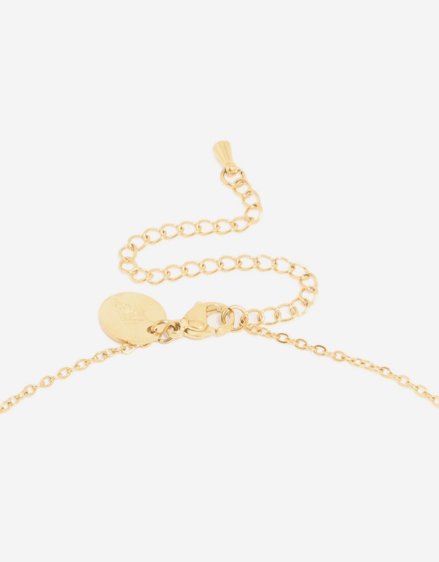 Lovisa - Waterproof Gold Plated Stainless Steel May Green Cubic Zirconia Birthstone Necklace & Earrings Set