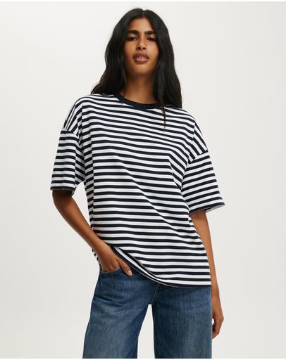 Sophie Stripe Total Eclipse & White
