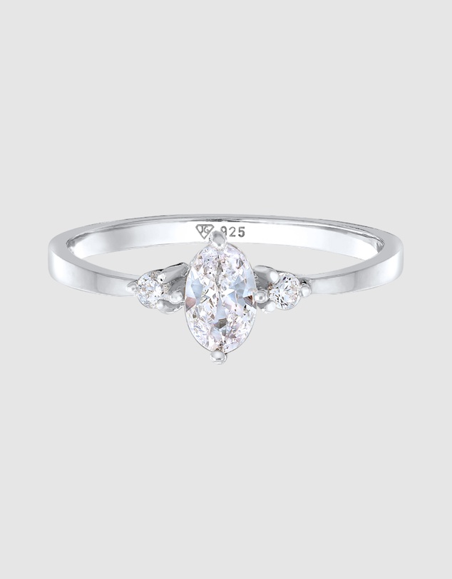 Elli Jewelry - Ring Zirconia 925 Sterling Silver