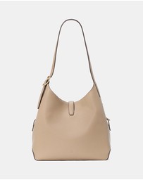 Kate Spade - Deco Pebbled Leather Large Shoulder Bag