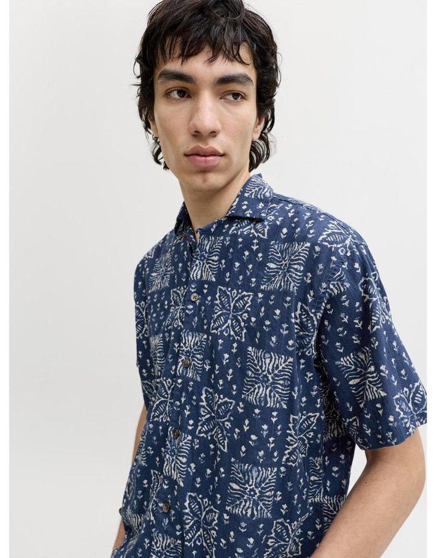 Jack & Jones - Lyon Printed Dobby S/S Shirts