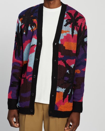 Scenic Jacquard Cardigan