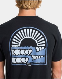 Quiksilver - Mens Sunset Arc Wave T-Shirt