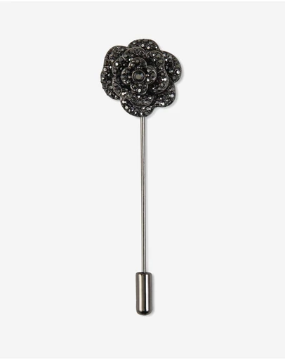 Calibre - Mini Diamante Rose Lapel Pin