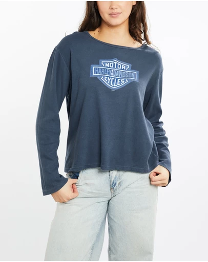 Vintage by The Real Deal - Pre Loved - Vintage Harley Davidson Long Sleeve Tee