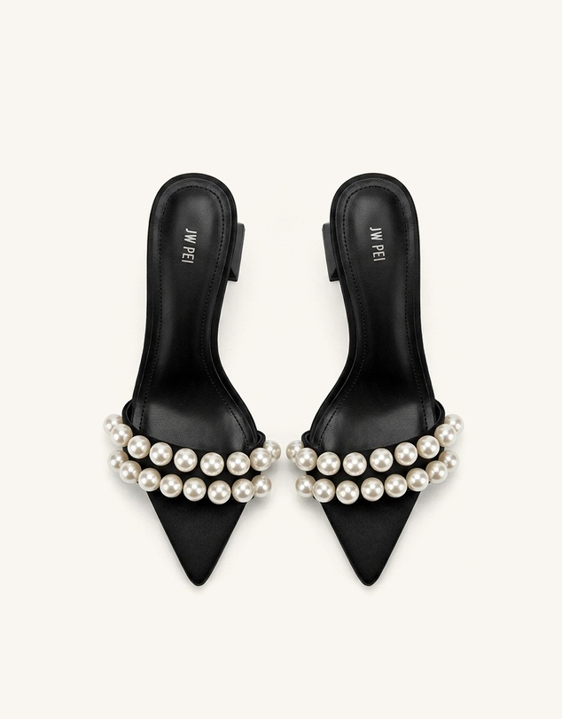JW PEI - Gianna Beaded Strap Mules