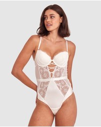 Bras N Things - Floriane Push Up Bodysuit - Ivory