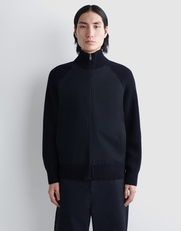 COS - Cotton-Panelled Merino Track Jacket