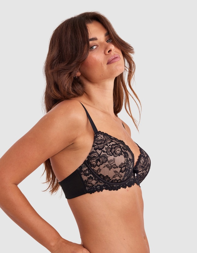Bras N Things - Bethany Essentials Push Up Bra - Black