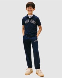 Tommy Hilfiger - Varsity Logo Print Fleece Joggers - Kids