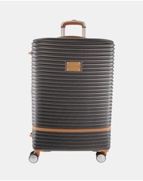 Pierre Cardin - Pierre Cardin 80cm Large Hard Shell Suitcase