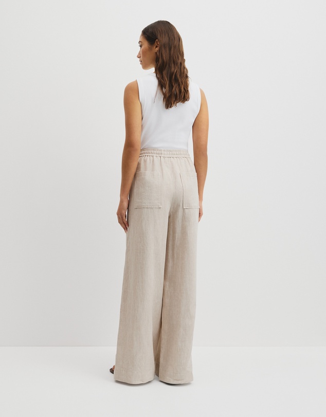 Country Road - Pull-on Linen Pant