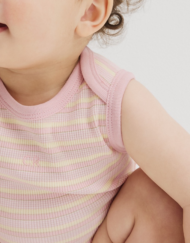 Country Road - Organically Grown Cotton Blend Sleeveless Rib Bodysuit