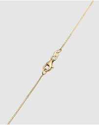Elli Jewelry - Necklace Crystal Oval 925 Sterling Silver Gold-Plated