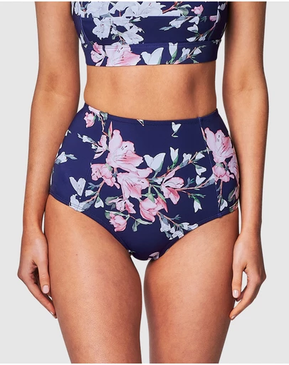 UNE PIECE - Never Say Never High-Waisted Bikini Bottom