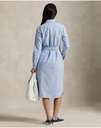 Polo Ralph Lauren - Belted Cotton Oxford Shirtdress