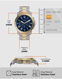 Fossil - Grant Multicolour Chronograph Watch