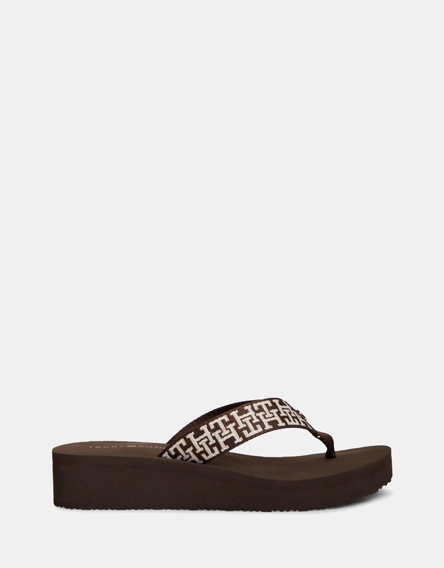 Tommy Hilfiger - Riri TH Mono Wedge Summer Sandals - Women's