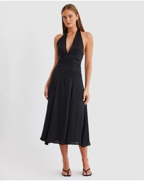 SNDYS - Evelyn Halter Midi Dress