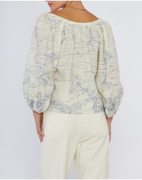 Amelius - Fresco Linen Billow Blouse
