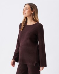 Ripe Maternity - Dallas Rib Knit Nursing Top