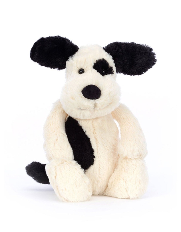 Jellycat - Bashful Black & Cream Puppy Big