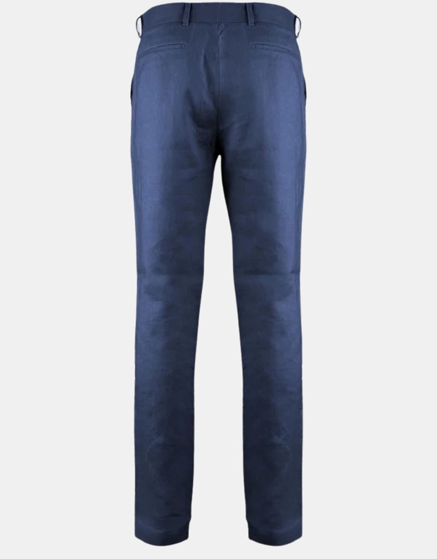 Henry Bucks - HENRY Linen Tailored Chino NAVY