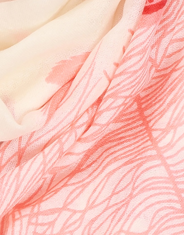 Ozwear Connection Uggs - Ugg 100% Australian Merino Wool Scarf Cream and Coral