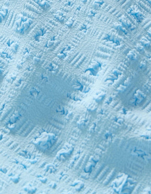 Kate Spade - Seersucker Short Sleeve Beach Shirt Cover-Up