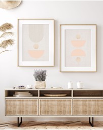 Olive et Oriel - Bohemian Abstract II Art Print