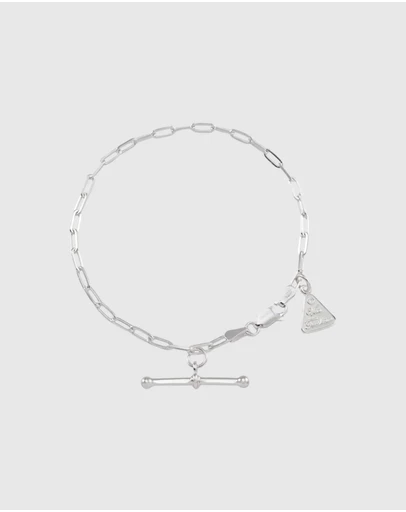 Von Treskow - Fine Clip Chain T-Bar Bracelet