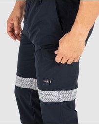 UNIT Workwear - UNIT Mens Flexlite Reflective Utility Pants.